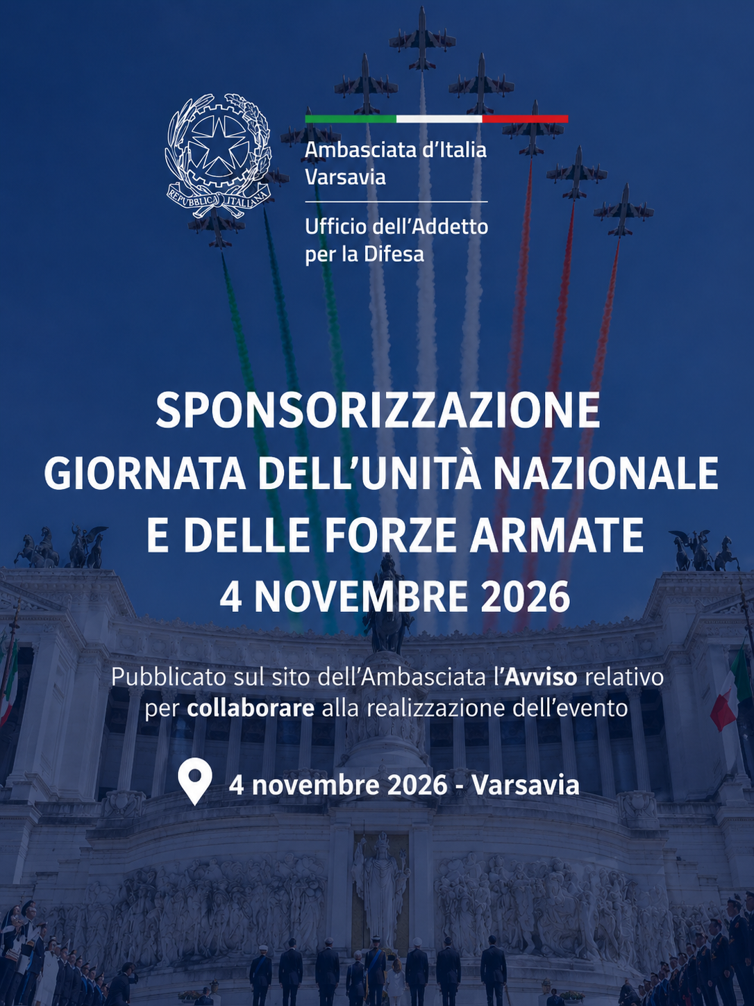 Bando Sponsorizzazione 4 novembre 2026